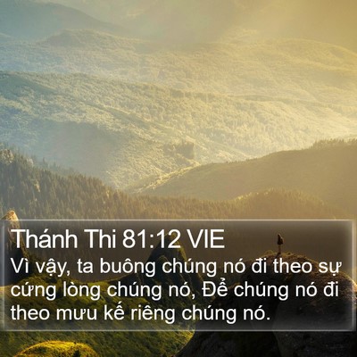 Thánh Thi 81:12 VIE Bible Verse Image