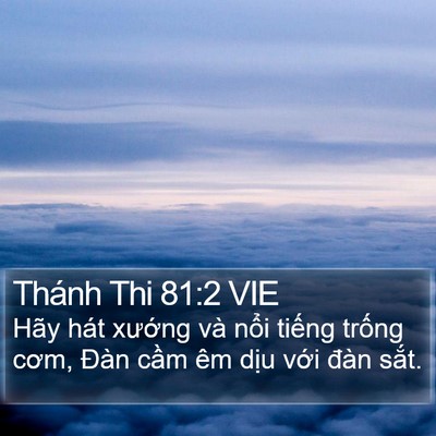 Thánh Thi 81:2 VIE Bible Verse Image