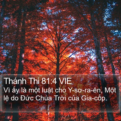 Thánh Thi 81:4 VIE Bible Verse Image
