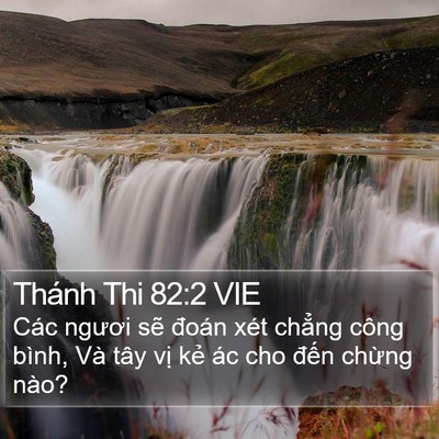 Thánh Thi 82:2 VIE Bible Verse Image