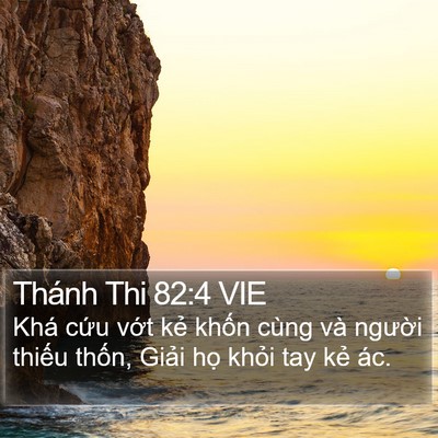 Thánh Thi 82:4 VIE Bible Verse Image