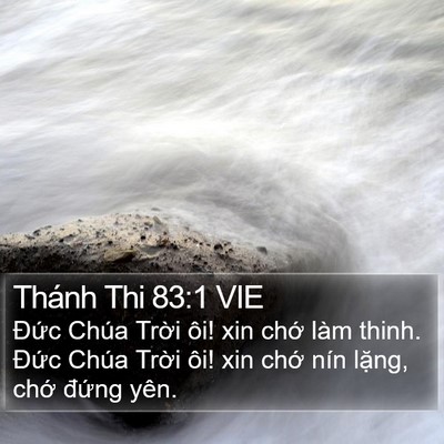 Thánh Thi 83:1 VIE Bible Verse Image
