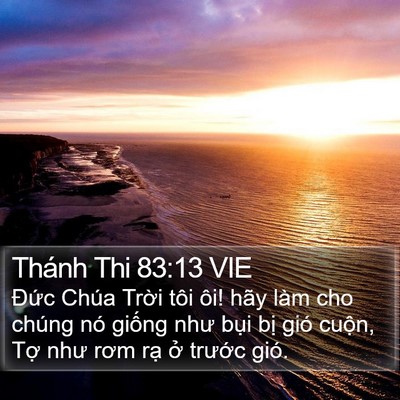 Thánh Thi 83:13 VIE Bible Verse Image