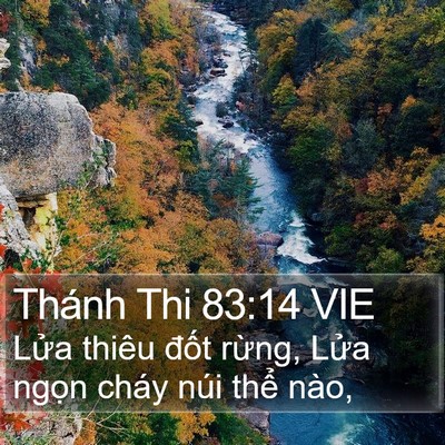 Thánh Thi 83:14 VIE Bible Verse Image