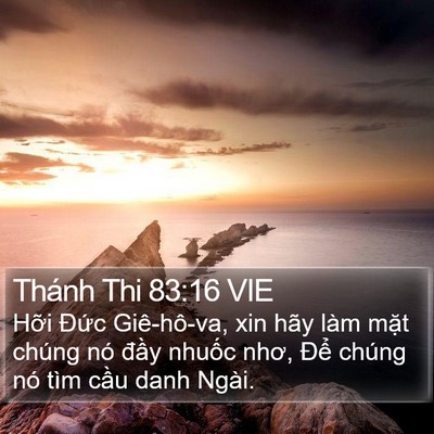 Thánh Thi 83:16 VIE Bible Verse Image