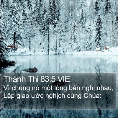 Thánh Thi 83:5 VIE Bible Verse Image