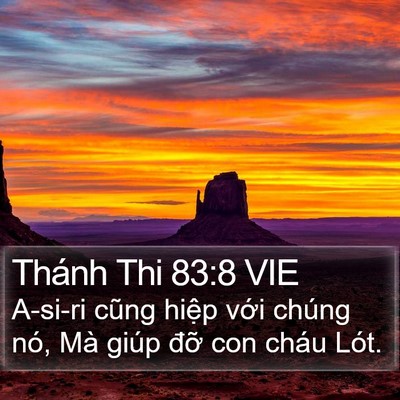 Thánh Thi 83:8 VIE Bible Verse Image