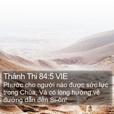 Thánh Thi 84:5 VIE Bible Verse Image