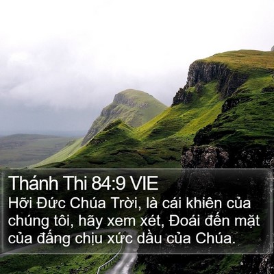 Thánh Thi 84:9 VIE Bible Verse Image