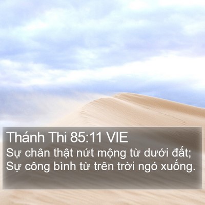 Thánh Thi 85:11 VIE Bible Verse Image