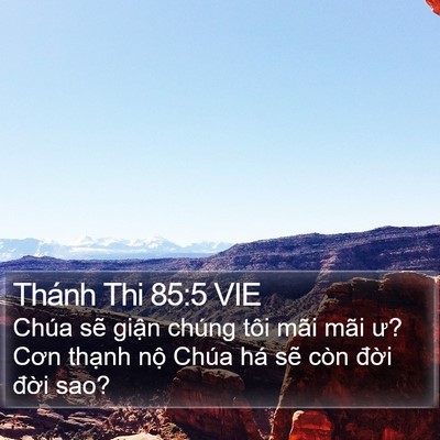 Thánh Thi 85:5 VIE Bible Verse Image