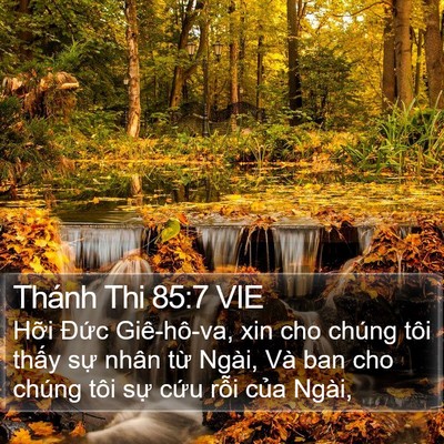 Thánh Thi 85:7 VIE Bible Verse Image