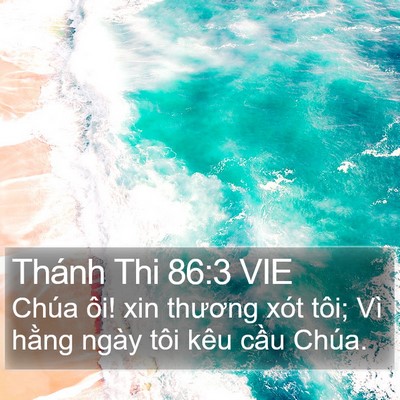 Thánh Thi 86:3 VIE Bible Verse Image