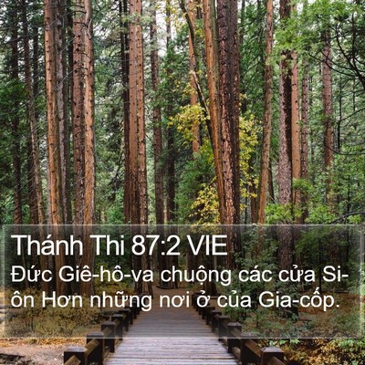 Thánh Thi 87:2 VIE Bible Verse Image