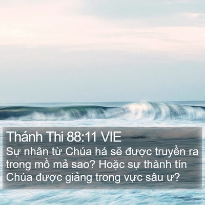 Thánh Thi 88:11 VIE Bible Verse Image