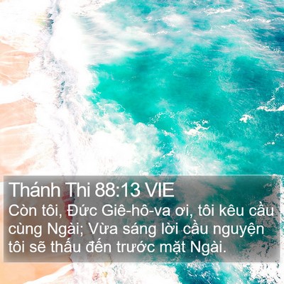 Thánh Thi 88:13 VIE Bible Verse Image