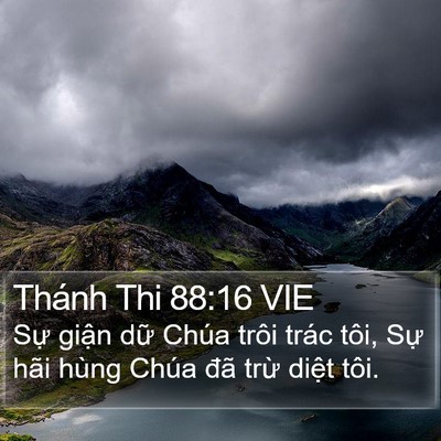 Thánh Thi 88:16 VIE Bible Verse Image