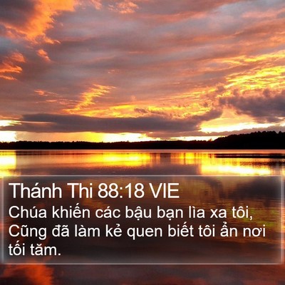 Thánh Thi 88:18 VIE Bible Verse Image