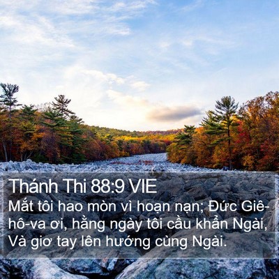 Thánh Thi 88:9 VIE Bible Verse Image