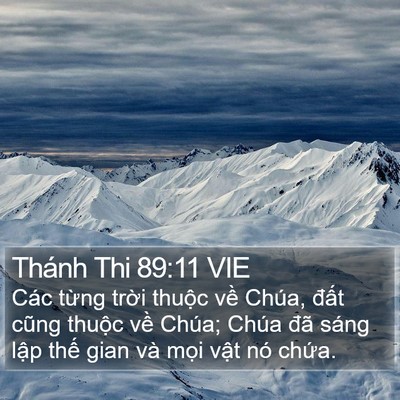 Thánh Thi 89:11 VIE Bible Verse Image