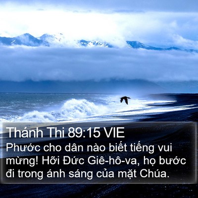 Thánh Thi 89:15 VIE Bible Verse Image