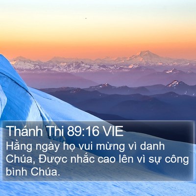 Thánh Thi 89:16 VIE Bible Verse Image