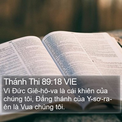 Thánh Thi 89:18 VIE Bible Verse Image