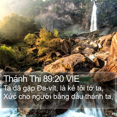 Thánh Thi 89:20 VIE Bible Verse Image