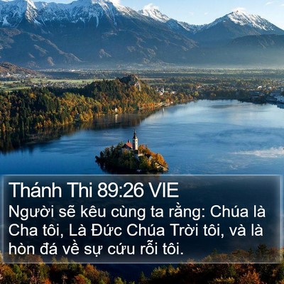 Thánh Thi 89:26 VIE Bible Verse Image
