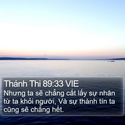 Thánh Thi 89:33 VIE Bible Verse Image