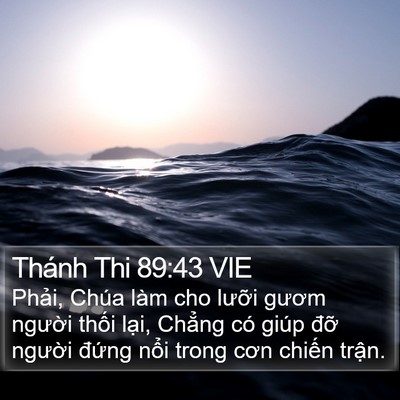 Thánh Thi 89:43 VIE Bible Verse Image