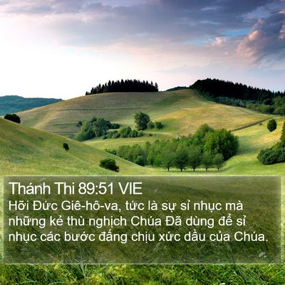 Thánh Thi 89:51 VIE Bible Verse Image