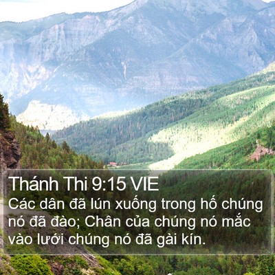 Thánh Thi 9:15 VIE Bible Verse Image