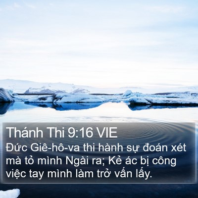 Thánh Thi 9:16 VIE Bible Verse Image