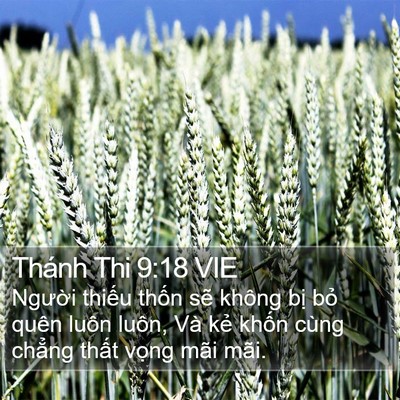 Thánh Thi 9:18 VIE Bible Verse Image