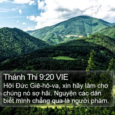 Thánh Thi 9:20 VIE Bible Verse Image