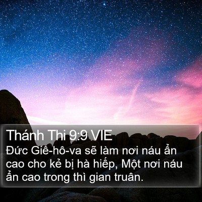 Thánh Thi 9:9 VIE Bible Verse Image