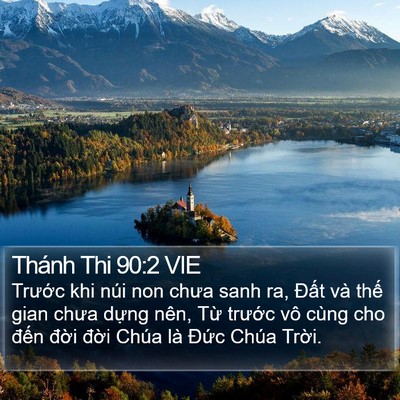 Thánh Thi 90:2 VIE Bible Verse Image