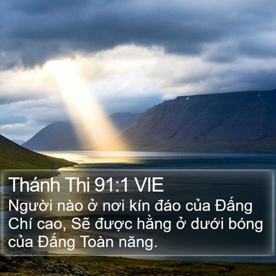 Thánh Thi 91:1 VIE Bible Verse Image