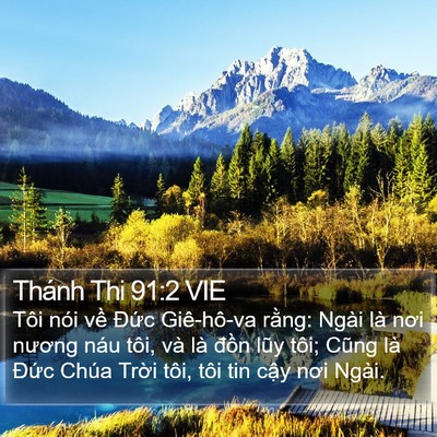 Thánh Thi 91:2 VIE Bible Verse Image