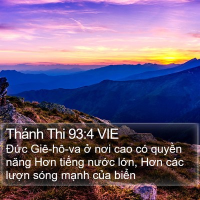 Thánh Thi 93:4 VIE Bible Verse Image