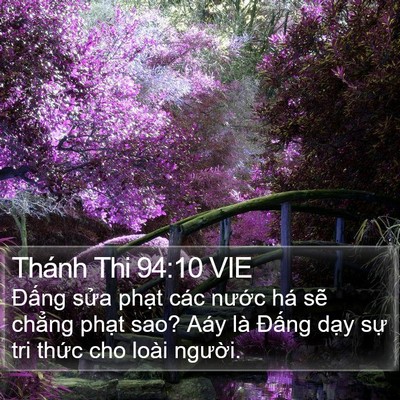 Thánh Thi 94:10 VIE Bible Verse Image