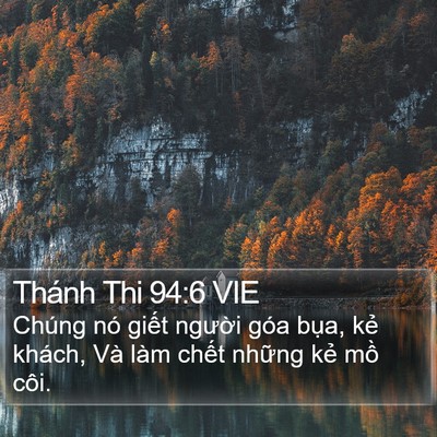 Thánh Thi 94:6 VIE Bible Verse Image