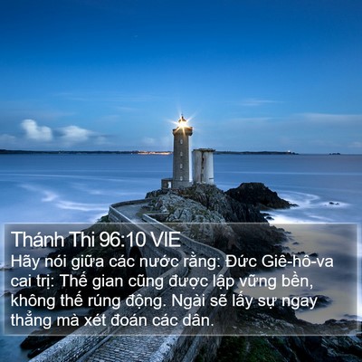 Thánh Thi 96:10 VIE Bible Verse Image