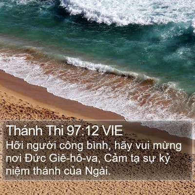 Thánh Thi 97:12 VIE Bible Verse Image