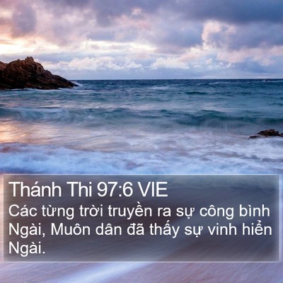 Thánh Thi 97:6 VIE Bible Verse Image