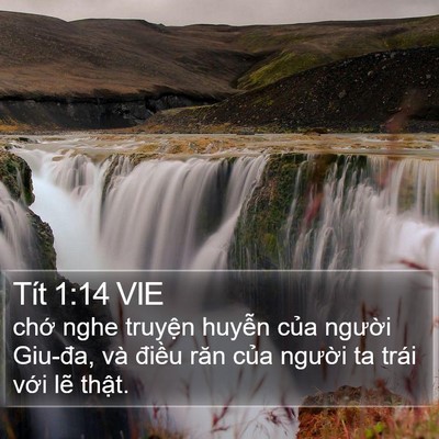 Tít 1:14 VIE Bible Verse Image