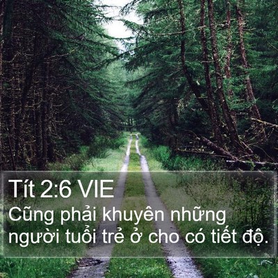 Tít 2:6 VIE Bible Verse Image