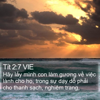 Tít 2:7 VIE Bible Verse Image