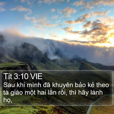 Tít 3:10 VIE Bible Verse Image